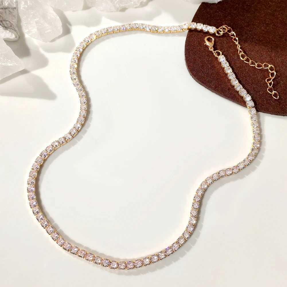 New Cursive Letters Cubic Zirconia Chain Initial Name Necklace Hip Hop Jewelry Gold Silver Color CZ 26 Alphabet Pendant Necklaces W250618