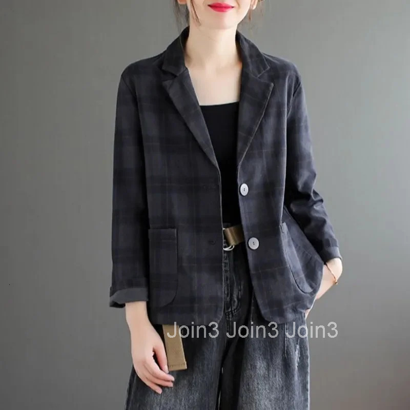 Coats for Women Loose Jacket Spring Autumn Classic Womens Suit Tailoring Outerwears 2025 New Collection Trend Sale Blazer Woman