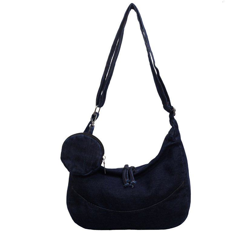 Free shipping designer Large Capacity Denim Bag for Women New Summer Casual Niche Commuter Bag with High-end Feel Versatile Crossbody Bag