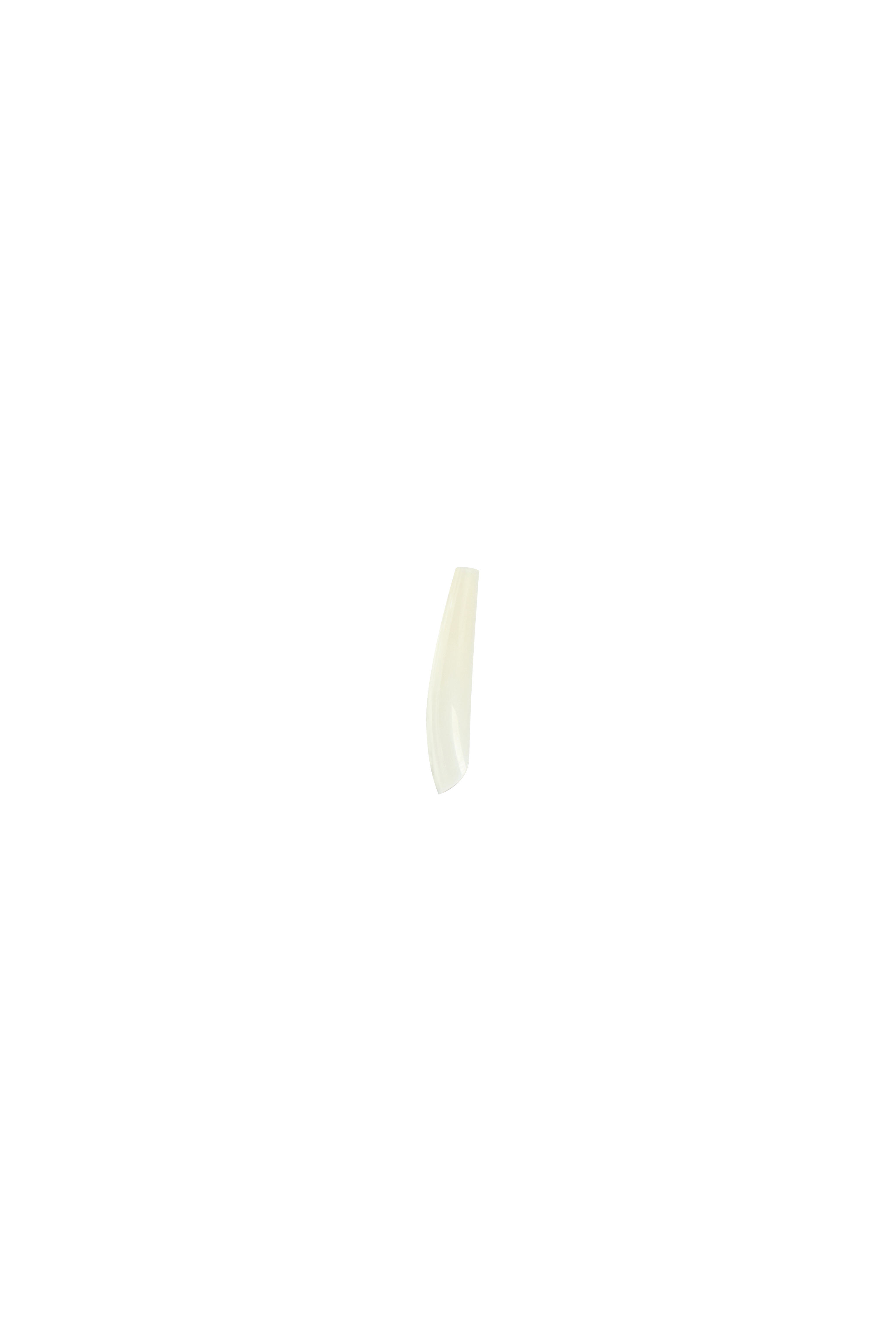 High-Quality No.17 Acrylic Hard Nails Natrual Yellow for Salon Use