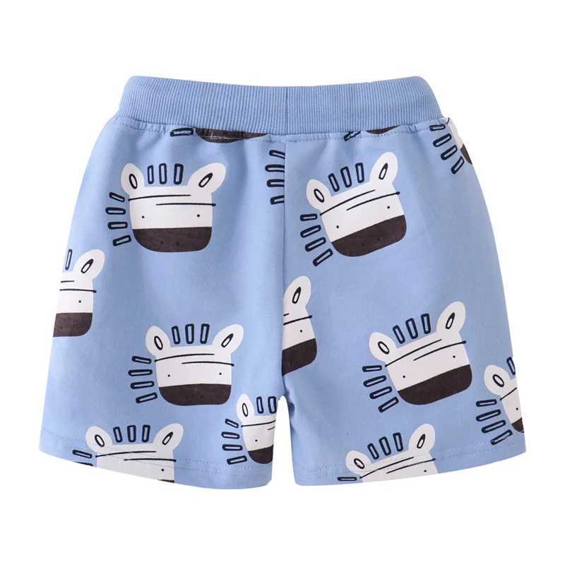Jumping Meters 2-7T Summer Boys Shorts Animals Print Drstring Baby Boys Girls Short Pants Animals Childrens Kids TrousersC250617