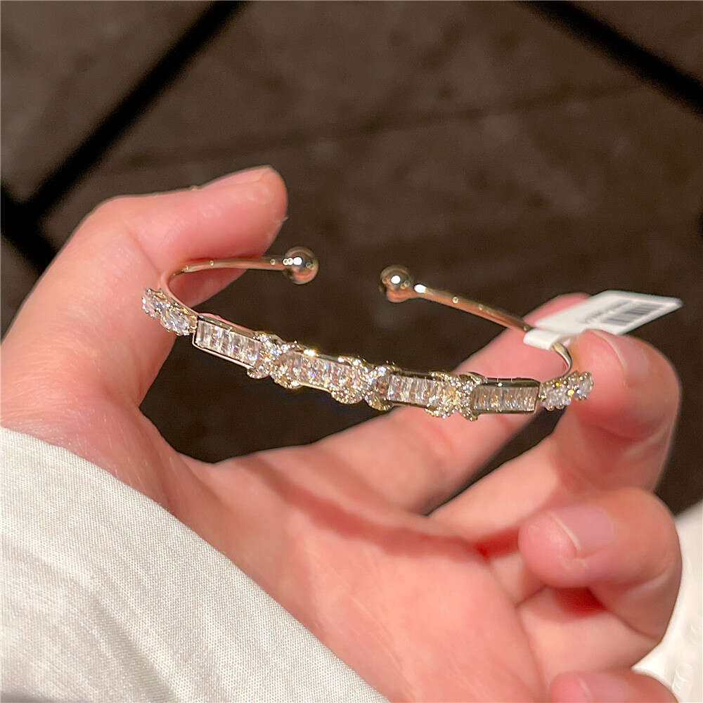Princess Electroplated 14K Gold Full Zircon 2022 JOJO Jo Xiya Valentine's Day Gift Elegant Bracelet J27