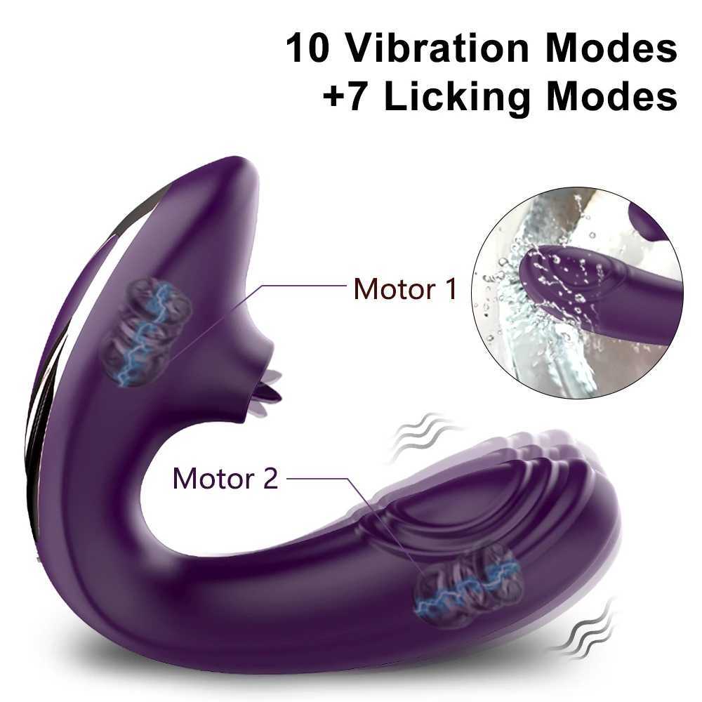 Clitoral Licking Vibrator for Clitoris Woman Silent Clit Stimulator Remote Control G-Spot Sex Toys Female Masturbation for Women W250618
