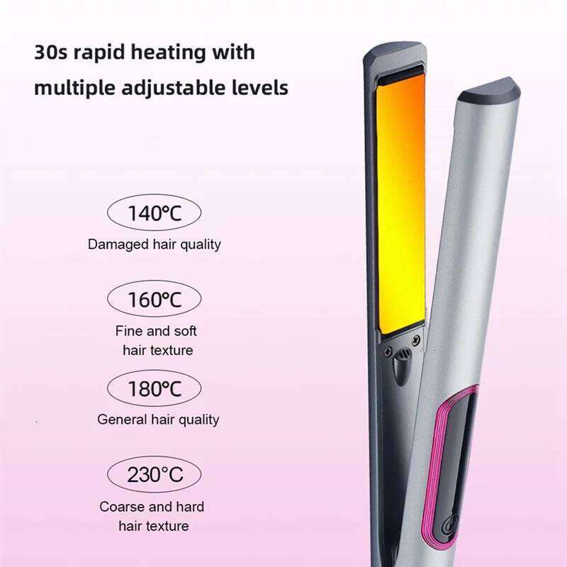 2 In 1 Hair Straightener And Curler For Styling Flat Iron Hairdressing Tools-A77G
