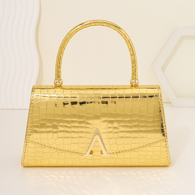 Free Shipping Designer Trendy Women's Handbag Irregular Crocodile Leather Texture Evening Bag Luxury Bag Shoulder Crossbody Bag Manufacturer Supp