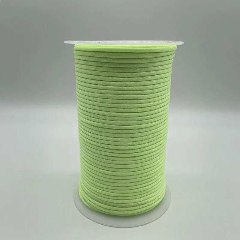 50M100M Dia.4mm 9 Strand Core Paracord Multi Outdoor Paracord Luminous Umbrella Rope Outdoor Camping Tent Rope Climbing Safety 250617