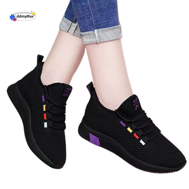 Soft Sole Non-Slip Kitchen Work Black for Women Cloth Dancing Casual Running Sports Shoes ddmythur