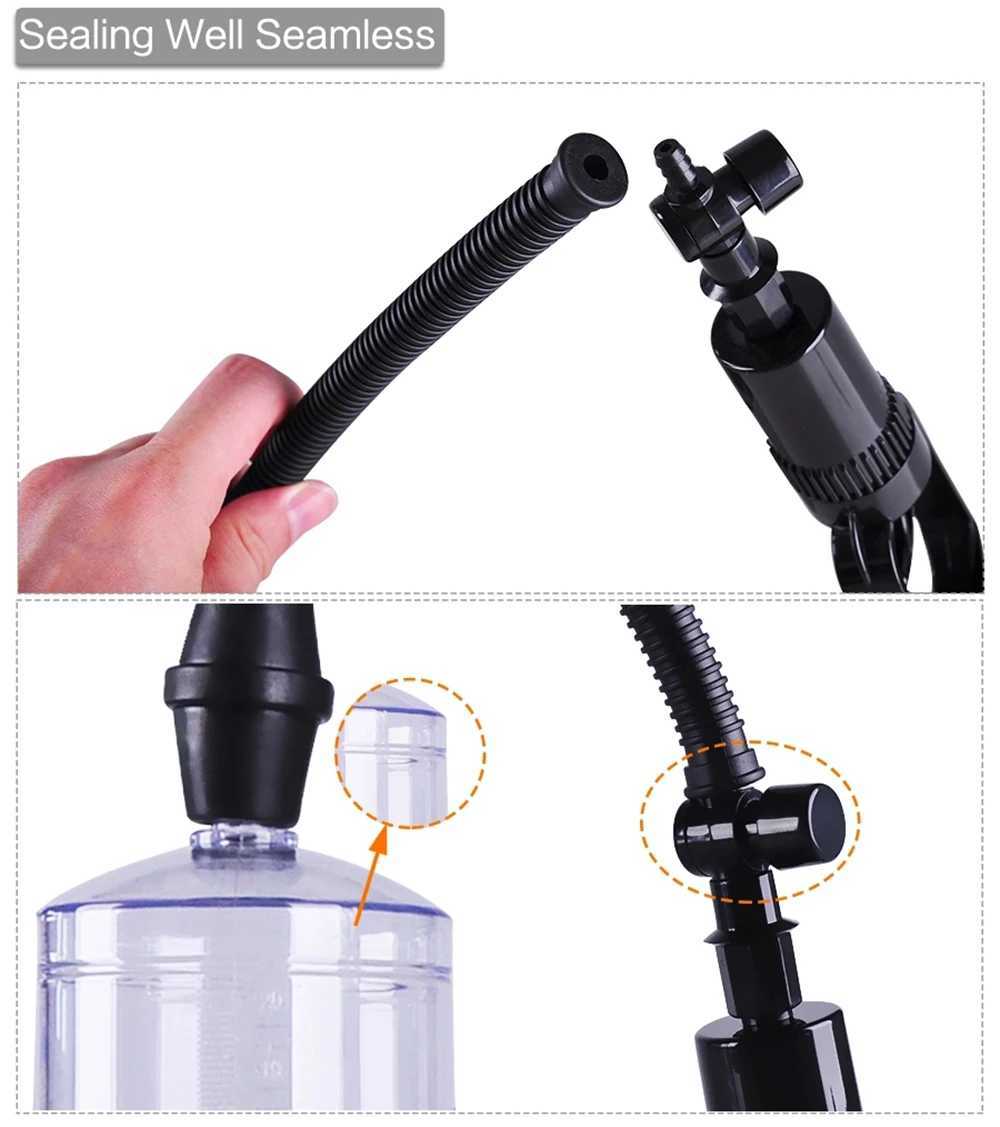 Accessories For Penis Pump Silicone Sleeve Sex Toys For Men Penis Extender Cover Penise Enlargement Vacuum Pump Replacement Ring W250618