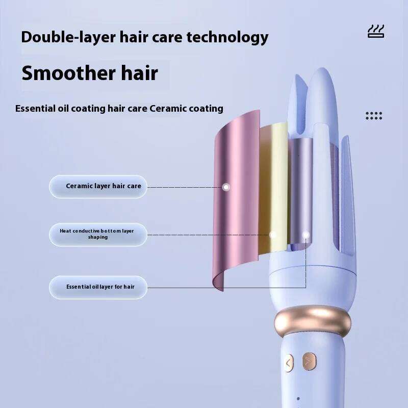 Automatic Curler 28mm Negative Ions Electric Ceramic Hair Stick Rotating Curl Waves Anti-Tangle Curling Iron Styler