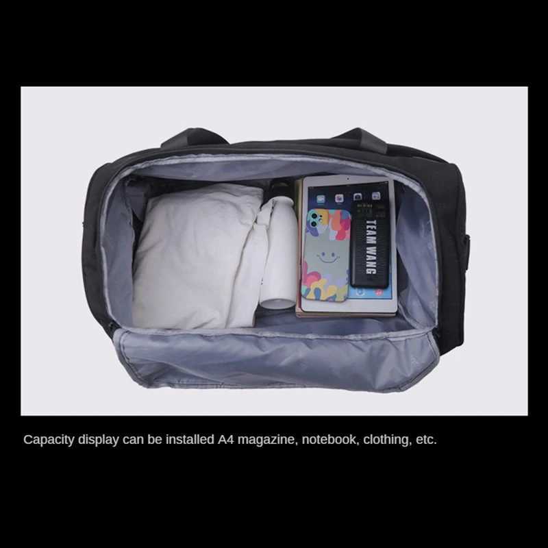 Customized large capacity single shoulder crossbody bag nylon waterproof travel bag basketball bag printed W250618