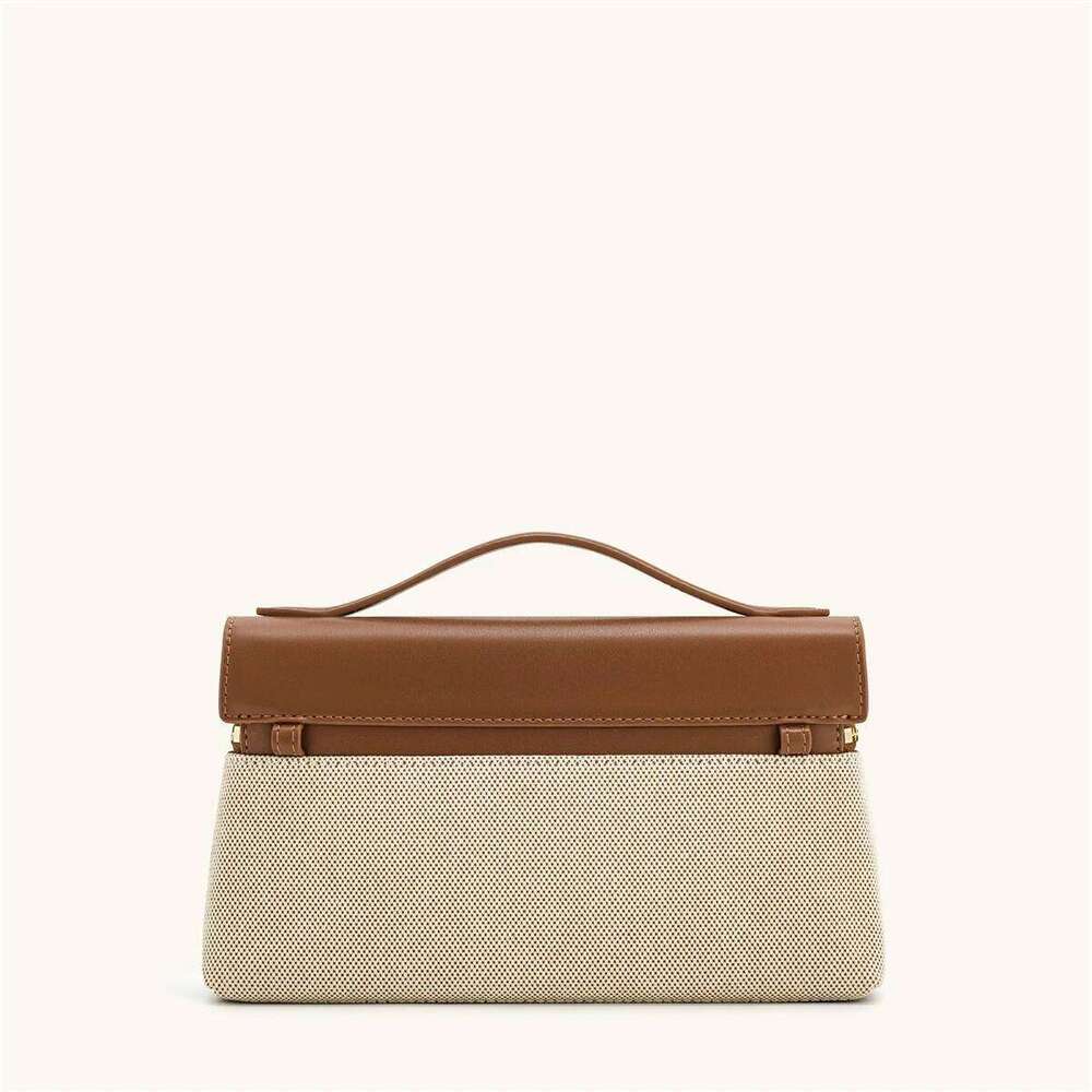 JW PEI 2025 New Thea Women's Genuine Leather Handbag Lunchbox Style Top Handle Crossbody Bag Commuter-Friendly Shoulder Fashion