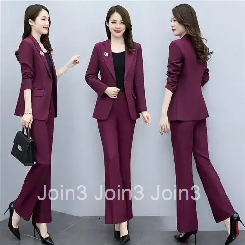 Outfit Wide Leg Trouser Suit Blazer and Womens 2 Pant Sets White Two Piece Set Pants for Women Formal Business Sexy Classy Xxl D