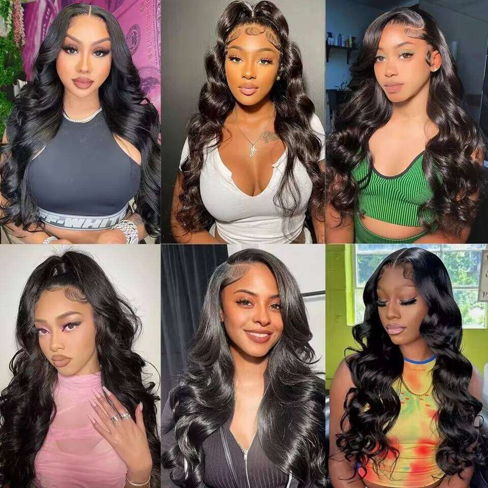 5x5 6x4 Wear And Go Glueless 180 Density Human Hair Transparent Lace Closure Wig For Black Women On Sale
