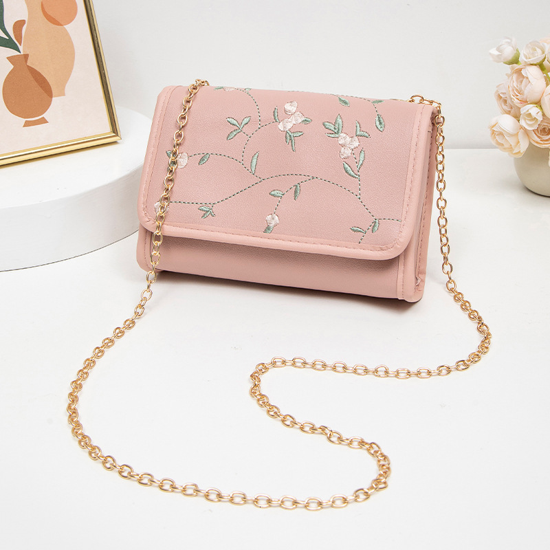 Free Shipping 2025 New Designer Bag Fashionable Embroidered Small Square Bag Multifunctional High-quality Shopping Bag High-end Women's Shoulder 