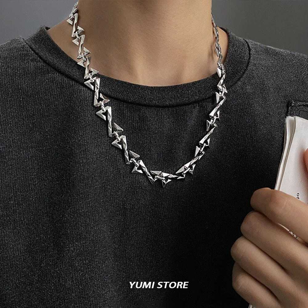 Hip Hop Letter Z Choker Necklace For Men Women Trend Collar Chain Charm Kpop Neck Jewelry Punk Male Accessories Wholesale W250618