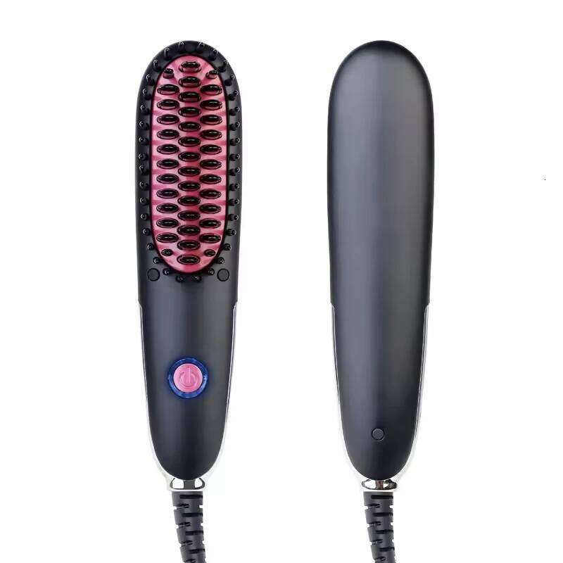 Iron Ceramic Electric Comb Professional Straighteners Hair Straightener Brush