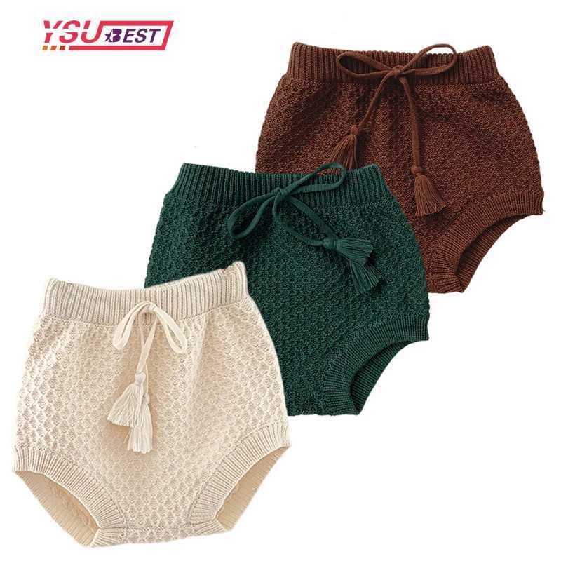 Baby Knitted PP Shorts Toddler Girl Boys Spring Knitted Bloomer European American Sle Fashion Baby Bloomers Kid Bottoms KoreaC250617