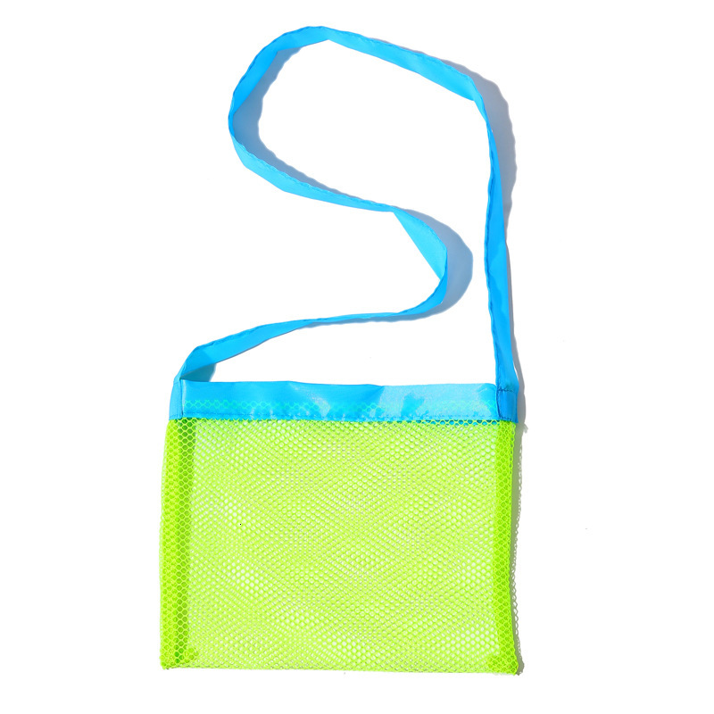 Colorful Children's Toy Storage Shell Baby Crossbody Miscellaneous Mesh Hollow Beach Bag