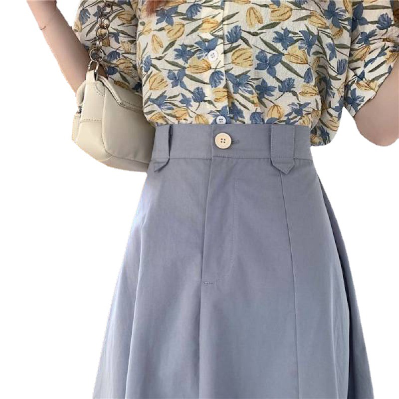 GC256 New summer design niche elastic waist umbrella skirt