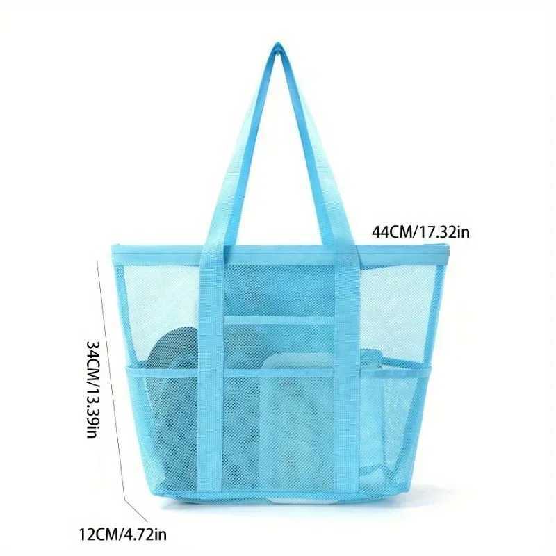 Large Mesh Beach Bag Oversi Waterproof Swim Bag with Separate Wet Pocket Mti Purpose Travel Tote for Beach Tote B250618