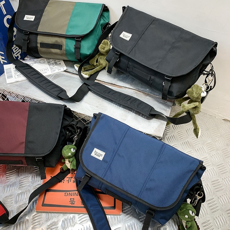 High quality brand new high-quality free designer bag brand shoulder bag new Oxford fabric color blocking function crossbody large bag brand new free 