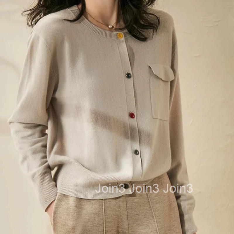 Slim Korean Style Solid Knitted Sweater Woman 2025 Trend Novelties in Fashion Long Sleeve Cardigan for Women Hot Clothing Sales