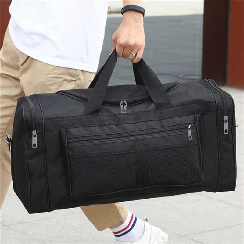 Women Men Nylon Travel Duffel Bag Carry On Luggage Bag Men Tote Large Capacity Weekender Gym Sport Holdall Overnight Bag Pouches W250618