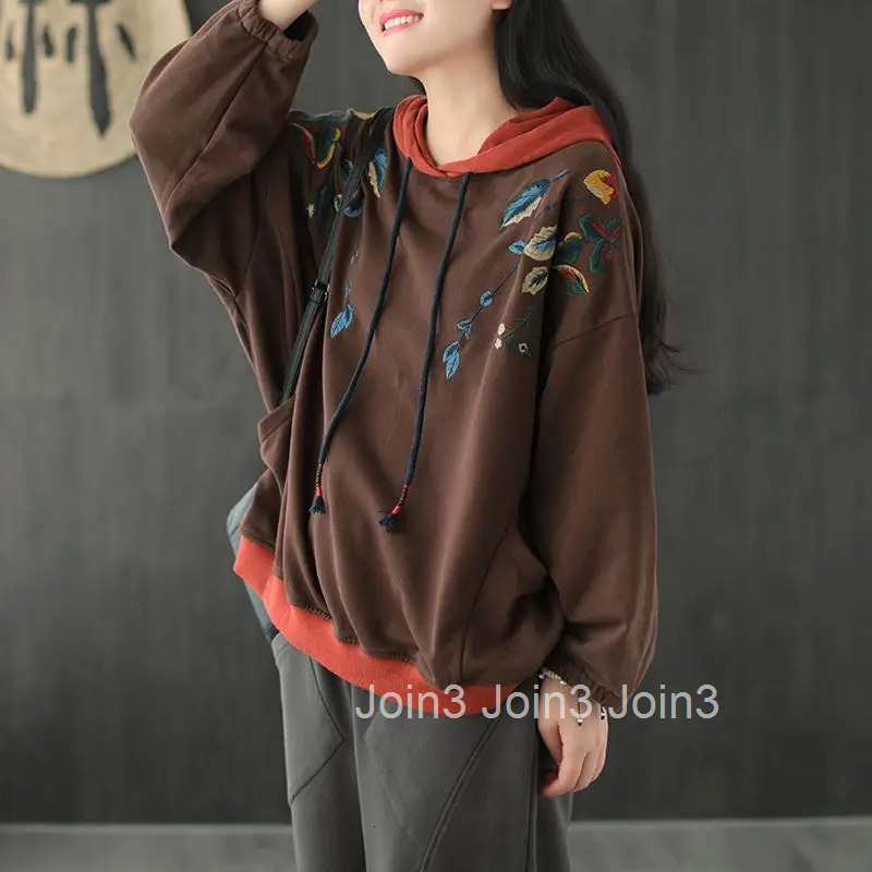 Red Hoodies Hip Hop Embroidered Hooded Top Grunge 2025 Womens Sweatshirt Baggy Sport Loose with Orint on Emo Xxl Woman Clothing