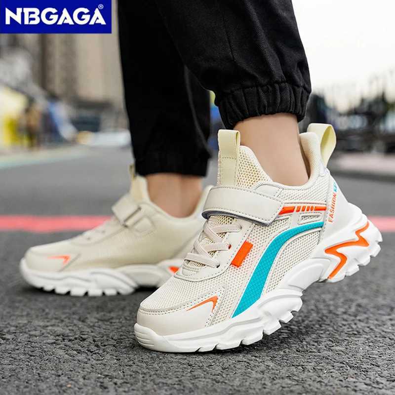 Lightweight Childrens Black Sneakers Breathable Mesh for Boys School Casual Walking Shoes Non-slip Sport Kids Girl Running Shoe Z250618