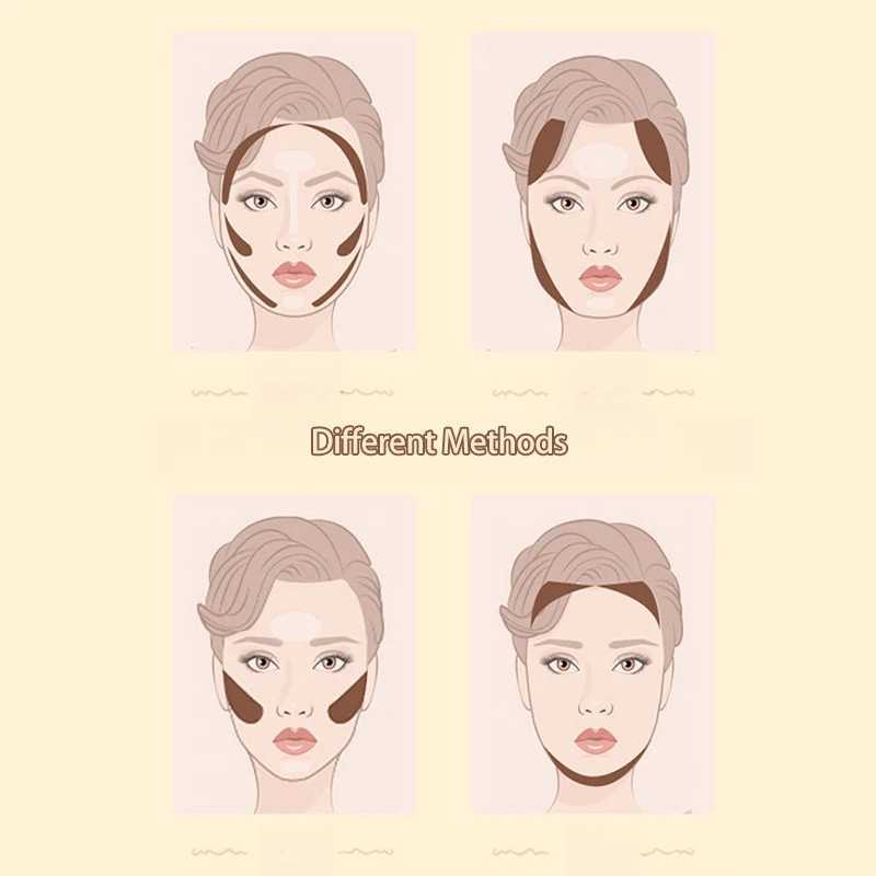 Bronze Contouring Palette Makeup Matte Blush Powder Highlighter Brightening Silkworm Rouge Cream Modify Concealer Cosmetics XJ250618