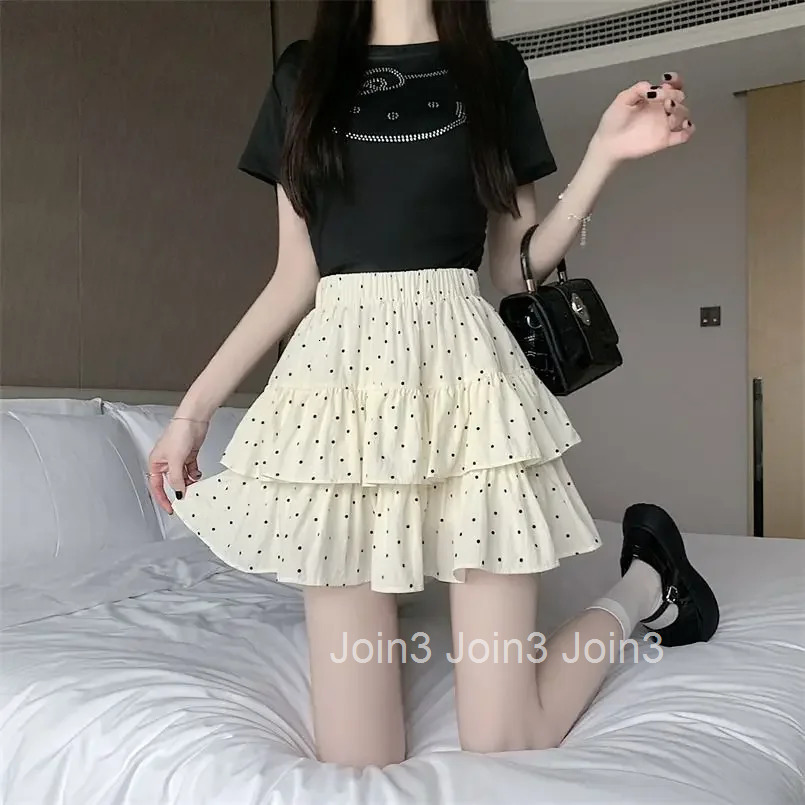 Woman Skirt Short Mini High Waist Ruffle Aesthetic Luxury Elegant Summer 2025 Premium Clothing Sales Trend V Skirts for Women