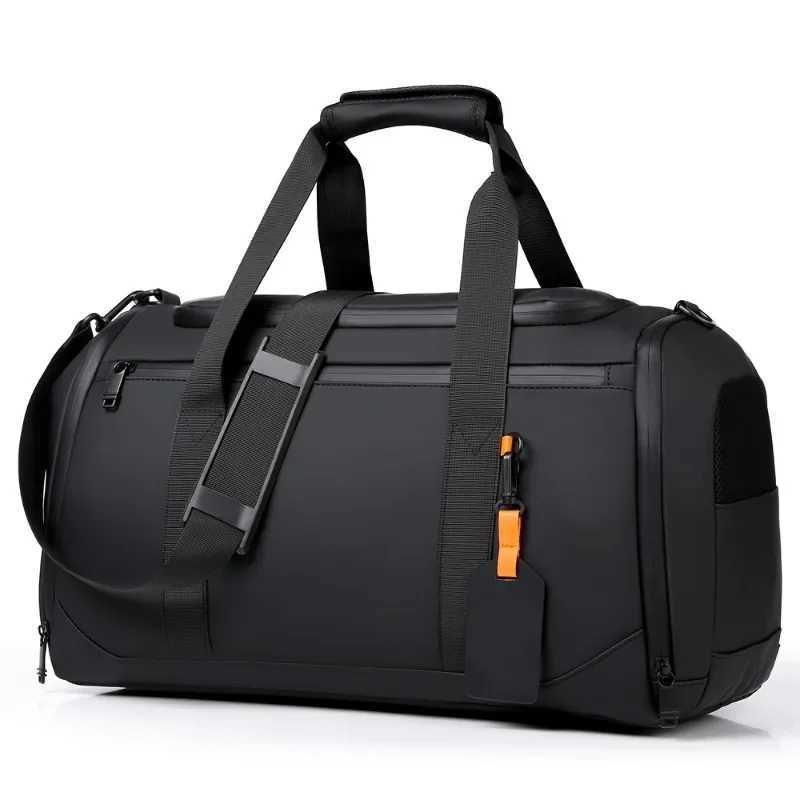 Large Capacity Travel Duffel Bag - Durable Oxford Cloth Spacious Stylish Overnight Sports Gym Bag with Multiple Compartments W250618