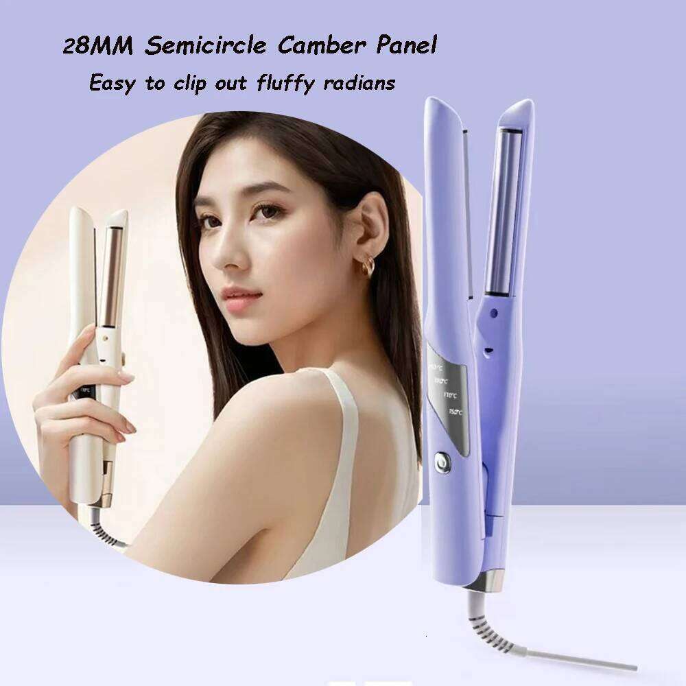 Semi-Arc Shaped Splint Morgan Ceramic Curlers Fluffy Hair Root Perm Curling Fast Heating Flat Iron