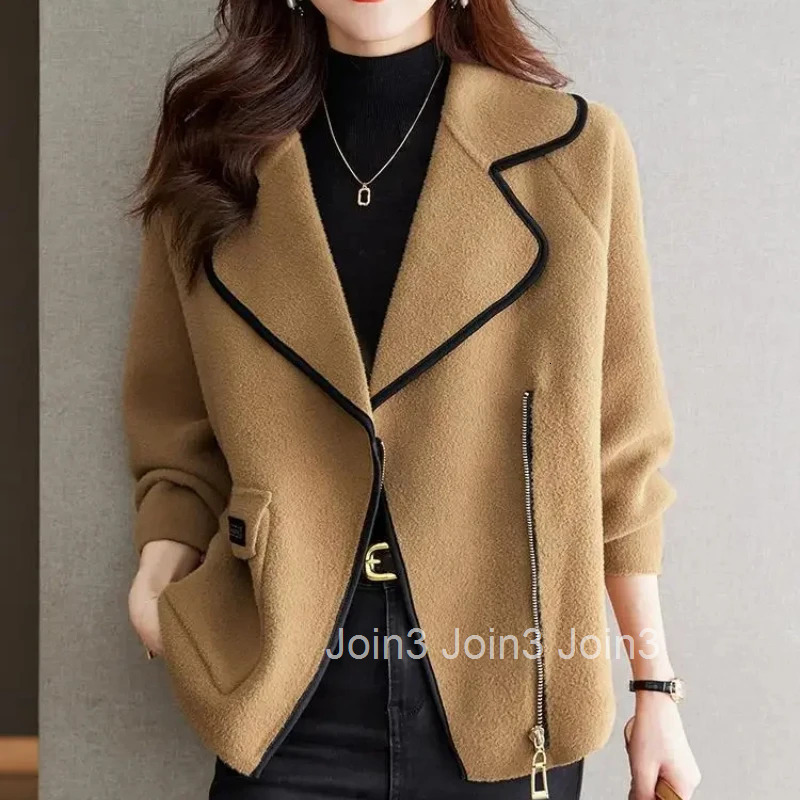 Outerwears Long Sleeve Coats for Women Slim Solid Jacket Skinny Korean Luxury Clothing Blazer WomanSimple Cheap Stylish Outdoor