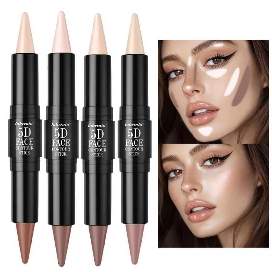 Contouring Stick with Double-headed Multi-use Contour Stick Contouring Foundation Contour Makeup Concealer Stick Pencil Cosmetic XJ250618