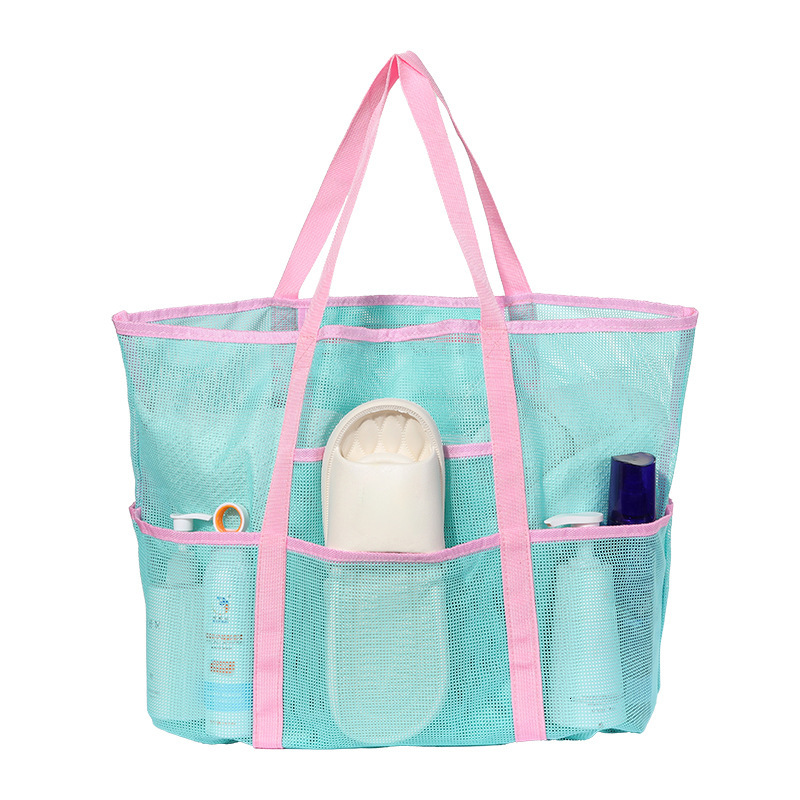 Large Swimming Clothes Miscellaneous Organizer Beach Mesh Handheld Storage Toiletry Bag