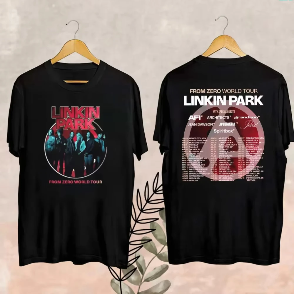 2025 Fashion Official Men's From Zero World Tour T-Shirt Women O-Neck Short Sleeve Pop Music Shirt
