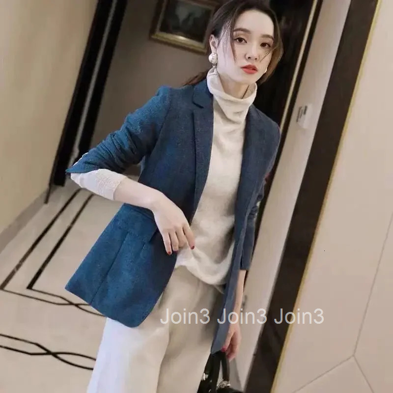 Spring Autumn Jacket High Quality Tighten the Waist Blazer Woman Korean Fall Coats for Women In Promotion Sale Bring Outerwears