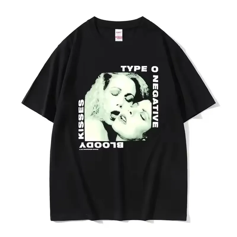 Rock Band Type O Negative Print Cotton T Shirt Men Women Hip Hop Tee T Shirt T-shirt Summer High Quality T-shirts Tops