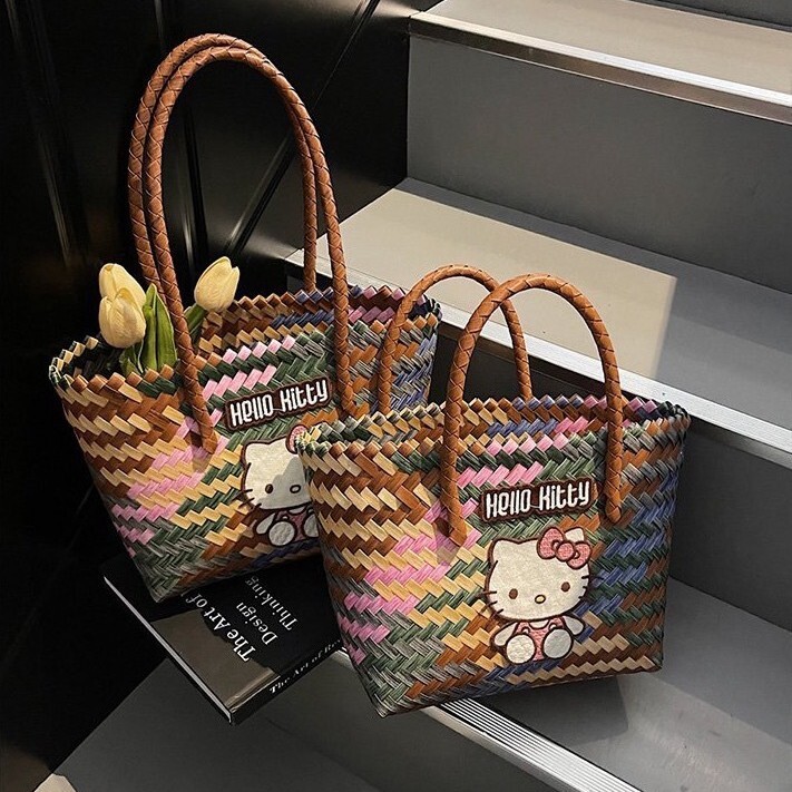 2025 New Designer Fashion Cartoon Summer Vacation Style Women's Shoulder Bag