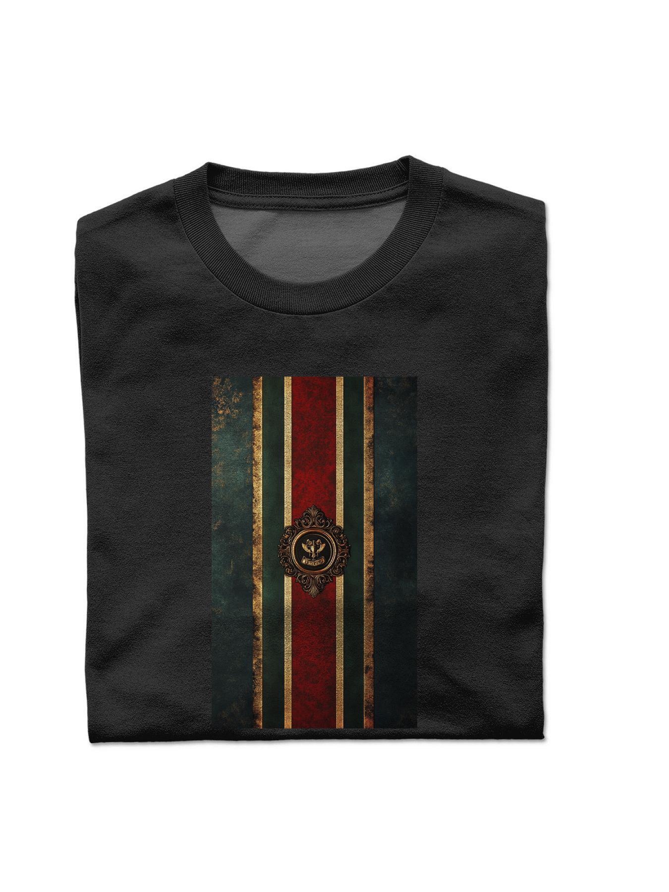Ddmytiger T Shirt With A Red Green And Yellow Striped Design Short Sleeve Round Collar Jogging Suit