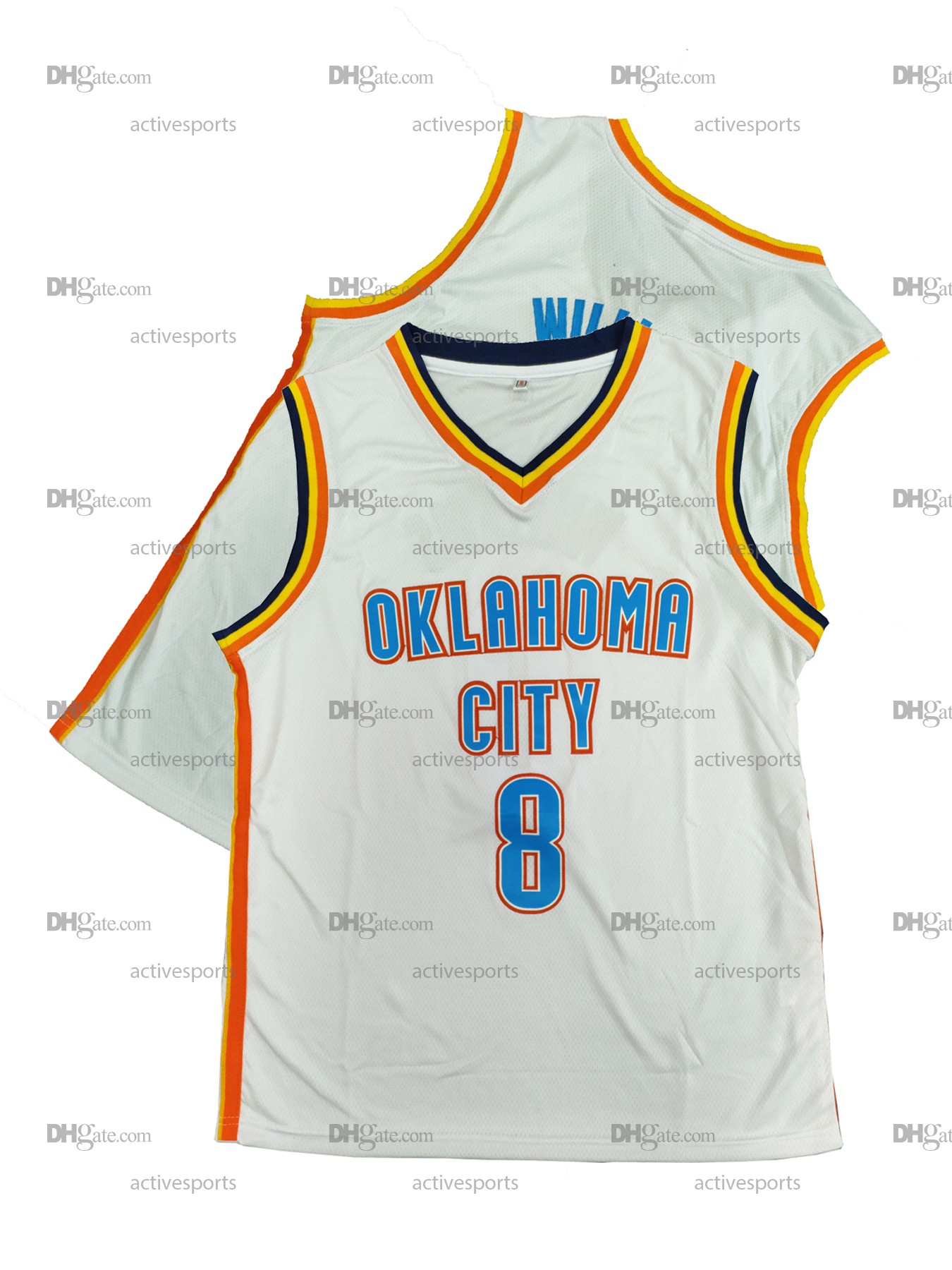 IN STOCK Mens 2 Gilgeous-Alexander Basketball jersey 7 Holmgren 8 Williams Stitched Breathable Sleeveless Sports Training Uniform, Summer Party And St