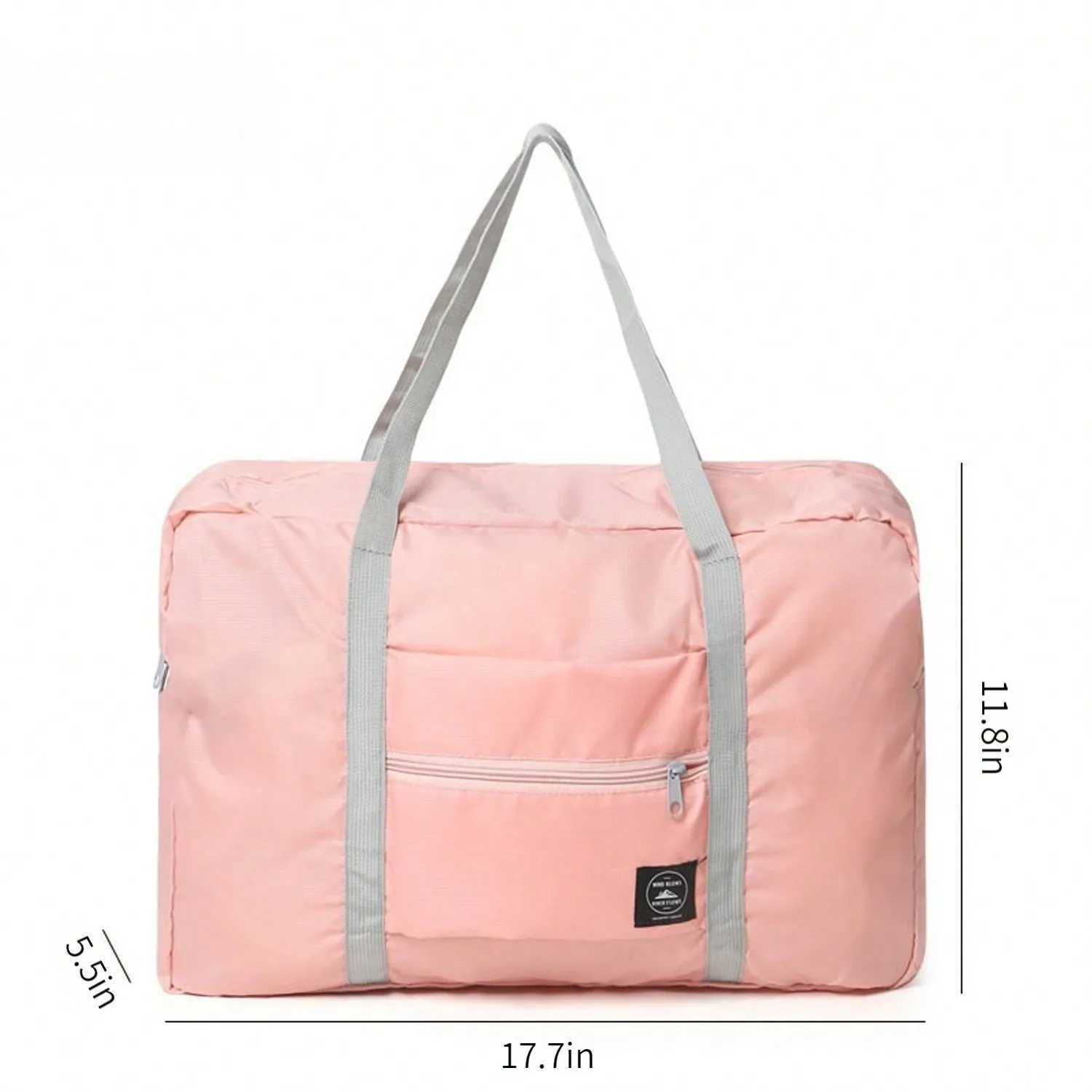 Foldable Travel Duffel Bag Tote Carry on Luggage Bag Personal Item Sports Gym Vacation Bag Waterproof Lightweight Weekender Duffle W250618