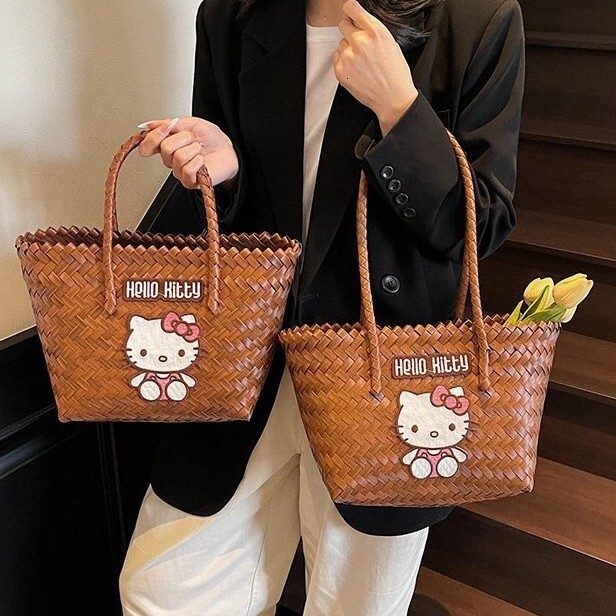 2025 New Designer Fashion Cartoon Summer Vacation Style Women's Shoulder Bag