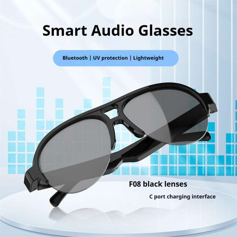 Smart Glasses F06 F07 F08 Wireless Bone Conduction Bluetooth Earphones designer sunglasses