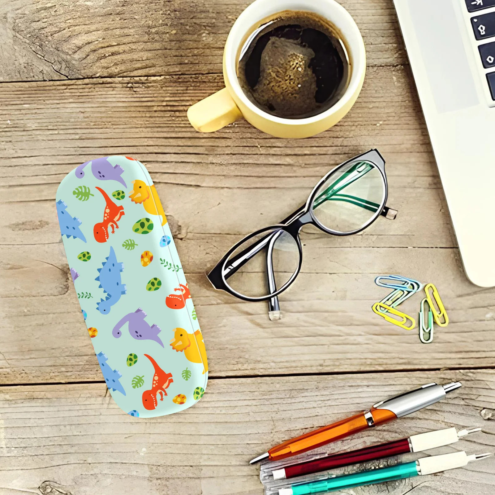 1Pcs Eyeglasses Case Portable Hard Shell Protective Case for Glasses with 250617