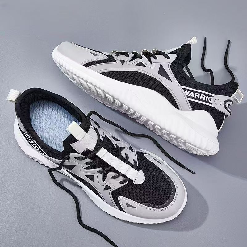 New Summer Mesh Breathable Trendy Versatile Sneakers Solid Color Men S Casual Shoes Casual Shoes Ddmysaturn