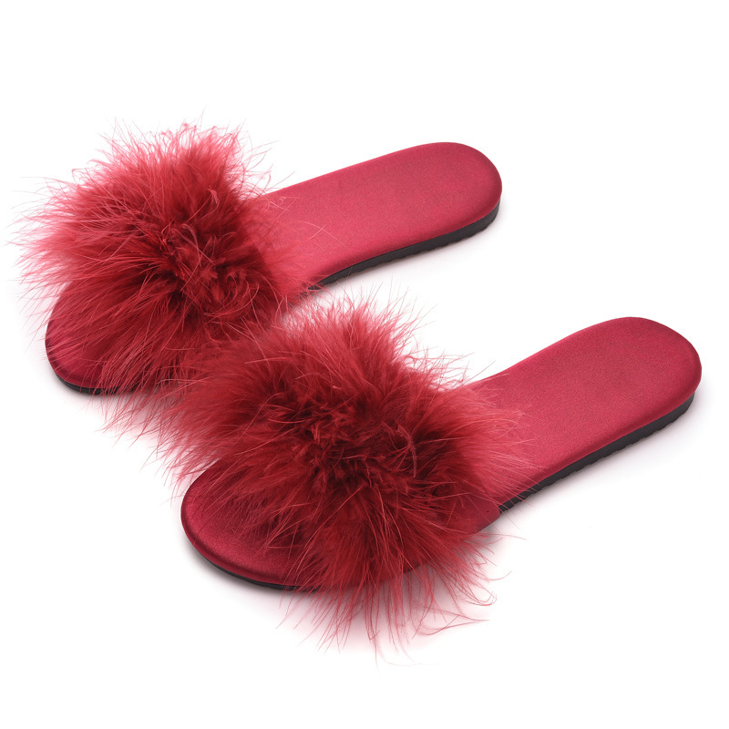 Women's new wedding red slippers fashionable women's sandals designer shoes daily commuting fashionable women's shoes