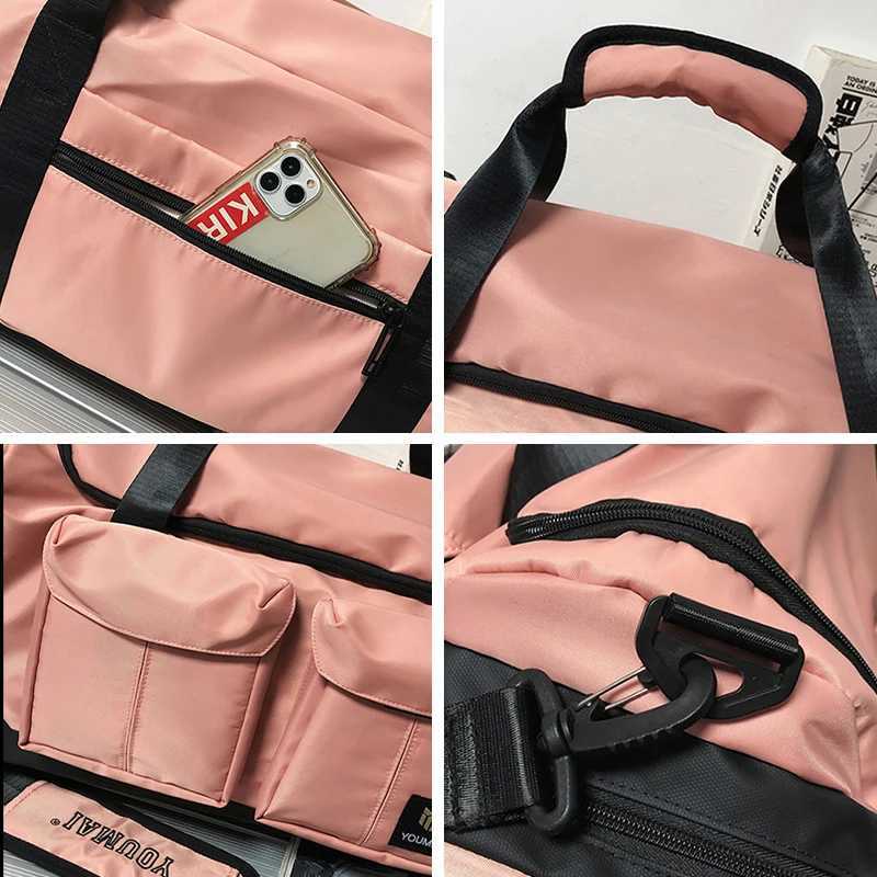 Large Capacity Fashion Gym Bag Male Backpack Women Handbag Portable Travel Bag Mens Backpack Multifunctional Fitness Sports Bag W250618