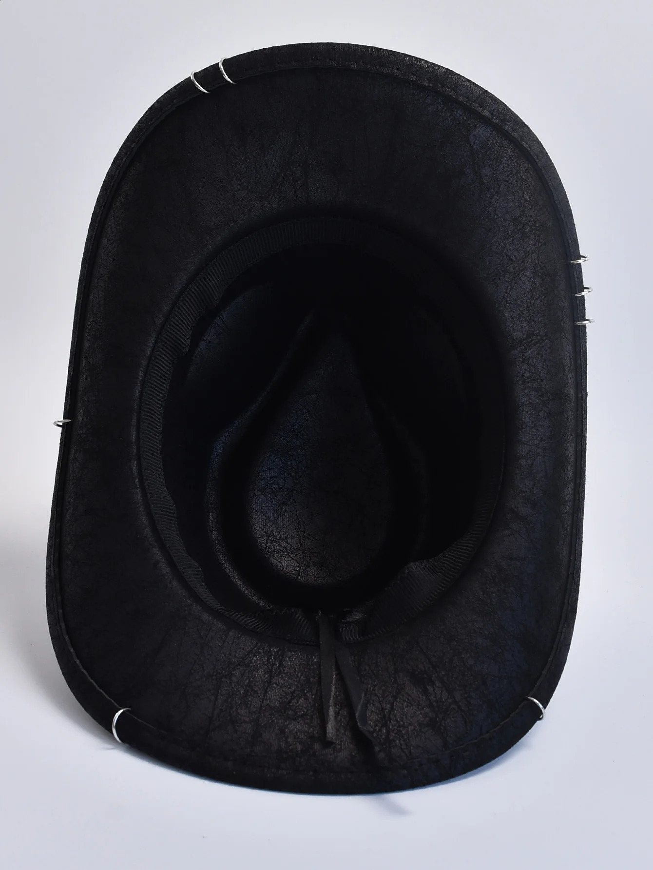 Faux Leather Vintage Western Cowboy Hat For Men Gentleman Jazz Hats Panama Cowgirl Hat Sombrero Hombre250603